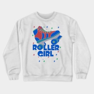 Roller Girl Roller Skating Derby RGB Crewneck Sweatshirt